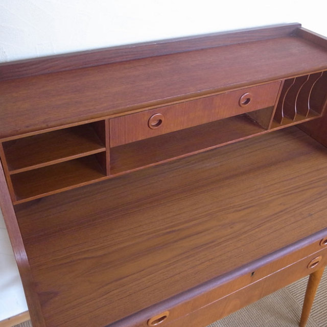 デンマーク製ライティングデスク【委託品】【teak】