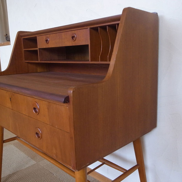 デンマーク製ライティングデスク【委託品】【teak】