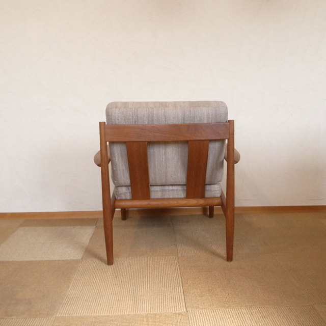 Grete Jalk / グレーテヤルク フランス＆サン Model 124 イージーチェア【委託品】【チーク】