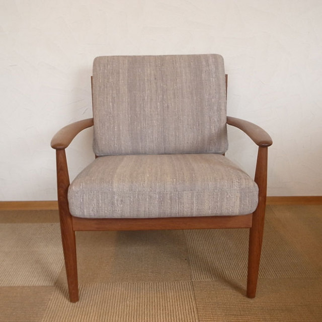 Grete Jalk / グレーテヤルク フランス＆サン Model 123 イージーチェア【委託品】【チーク】