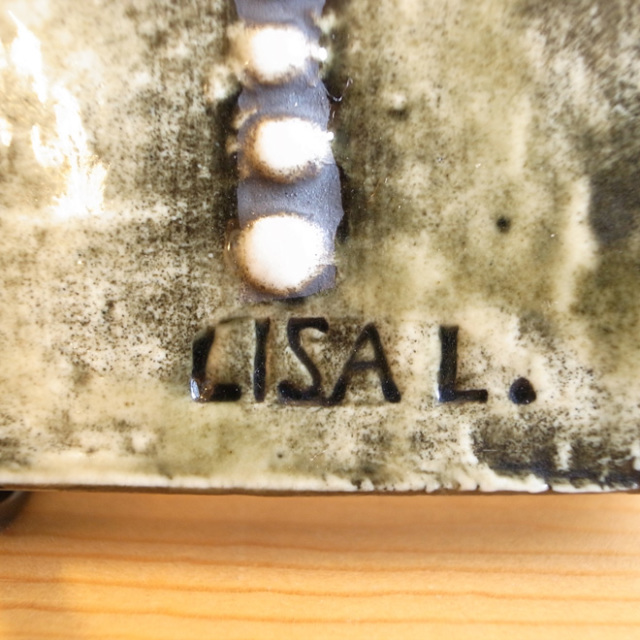 Lisa Larson / リサ・ラーソン グスタフスベリ UNIK陶板シリーズ 貴婦人  