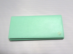 菊紋入り長財布【グリーン】