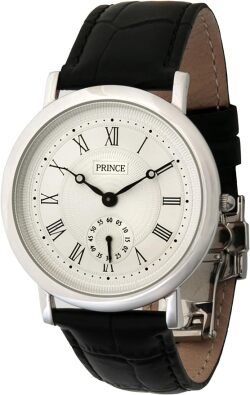 PRINCE銀無垢丸型腕時計　スモールセコンド付　昭和百年記念版【1本限り】