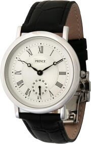 PRINCE銀無垢丸型腕時計　スモールセコンド付　昭和百年記念版【1本限り】