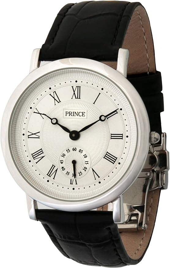 PRINCE銀無垢丸型腕時計　スモールセコンド付　昭和百年記念版【1本限り】