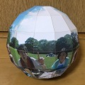 Made-to-order Approximate Sphere(Paper, Pop-up globe)