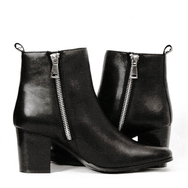 New Leather Boots 8.5cmアップ メンズブーツ/ヒールブーツ