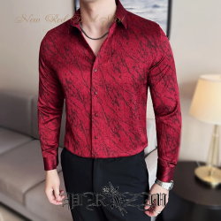 NewRED Broad  Shirt レッドブロードドレスシャツ