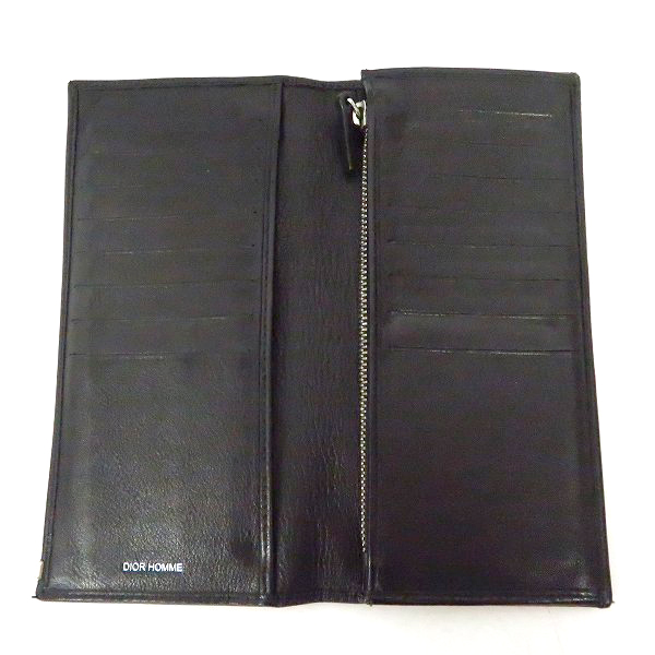 DIOR HOMME(ディオールオム)のメンズ長財布 ・カーフレザー・ブラック 