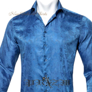 Polisilk DressShirt・ブルーシャツ