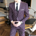 DME Check Suit 成人式スーツ　結婚式スーツ　ホストスーツ　パーティースーツ