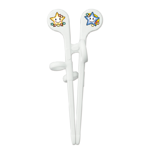 2歳前〜】エジソンのお箸®Baby 右手用 ホワイト 2歳前から