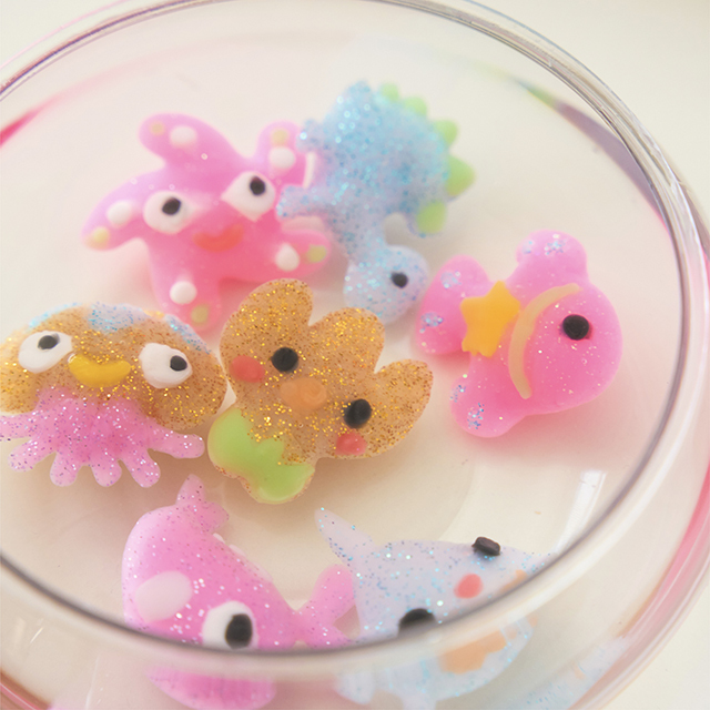ぷにょぷにょアクアリウム インク3本セット 透明・キラキラ