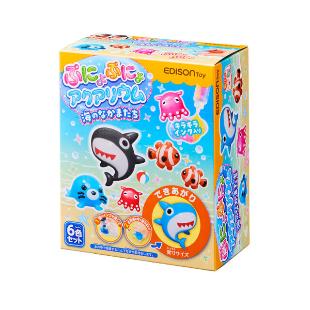 激安ブランド ぷにょぷにょアクアリウムmini 海のなかまたち 6色セット トートバッグ