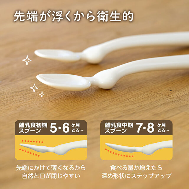 くるくるプレート：先端が浮くから衛生的