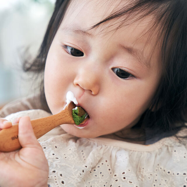 9ヶ月ごろ〜】木製カトラリーセットBaby 熱を伝えにくい木製の