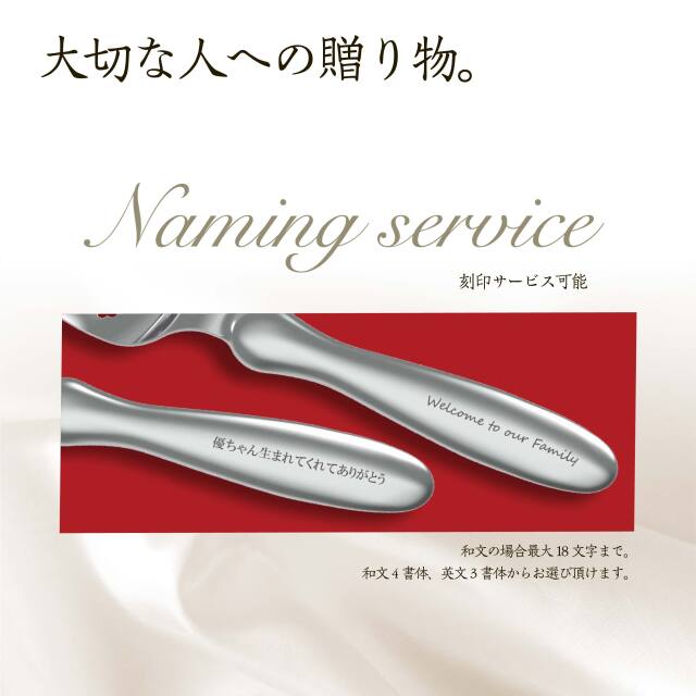【名入れ無料】3点　スプーン、フォーク名入れ　エプロン　ボール　吸盤　シリコン 名入れフォークスプーン | いいコトたくさん！イーエジソン