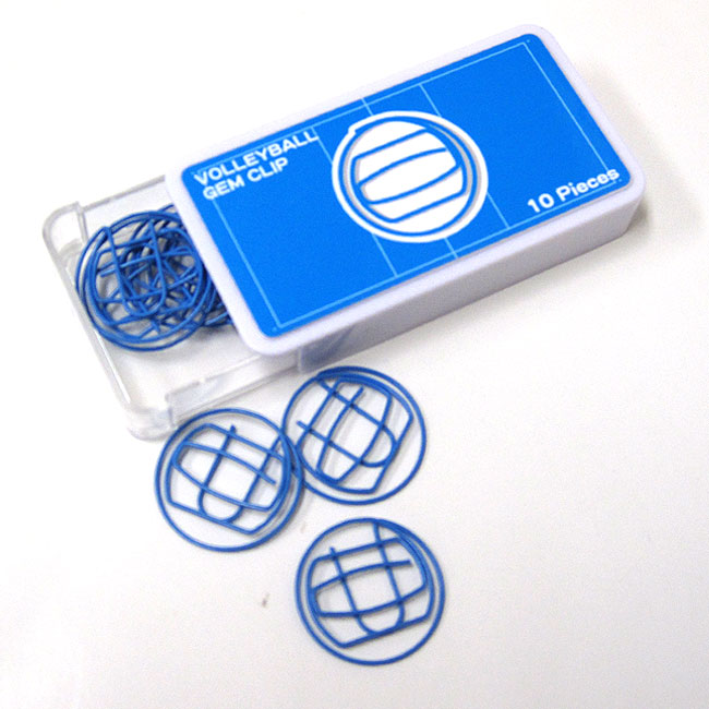 カラーゼムクリップ バレーボール