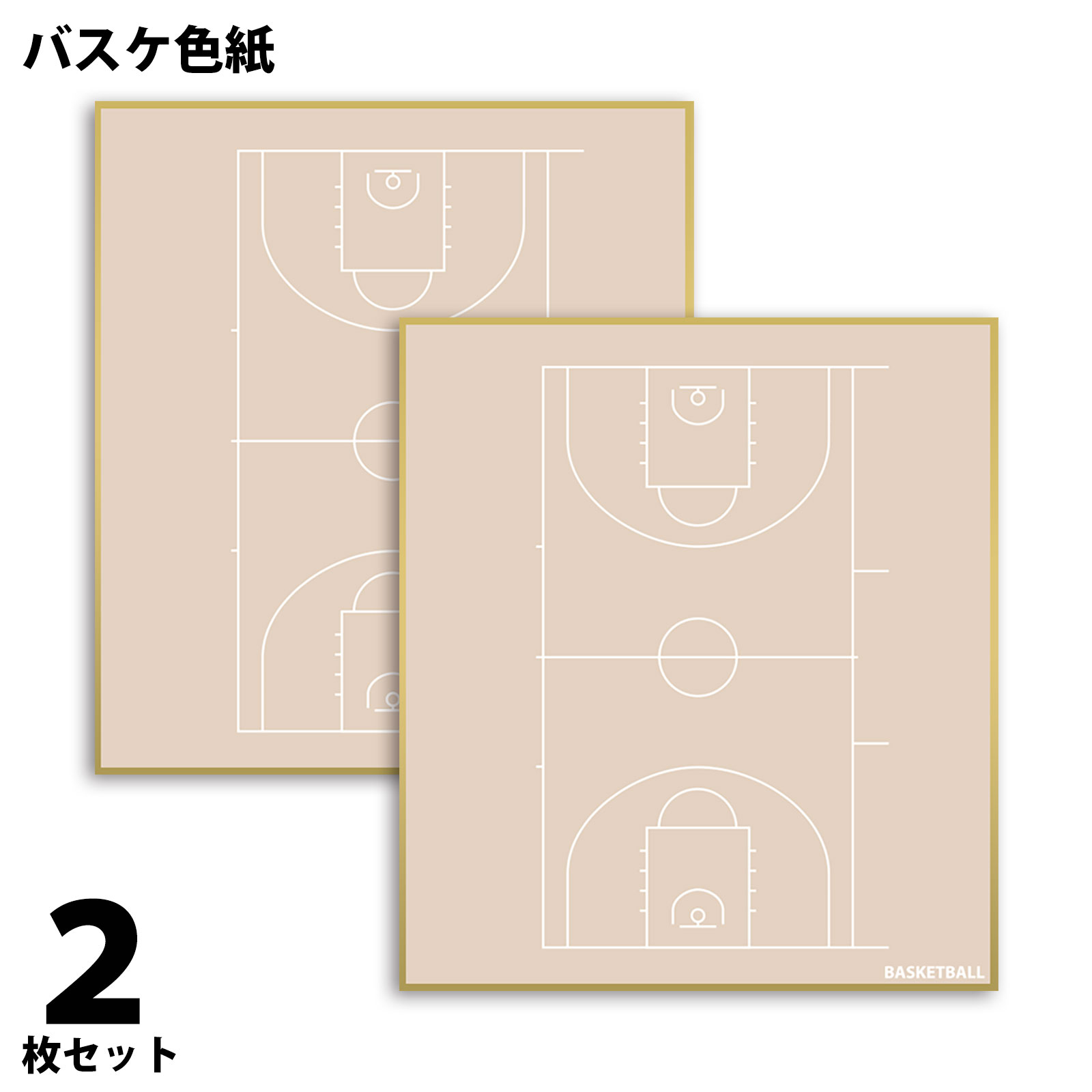 色紙2枚セット 色紙｜カラー色紙＜B5＞ 寄せ書きシール24枚付 二つ折り 本型