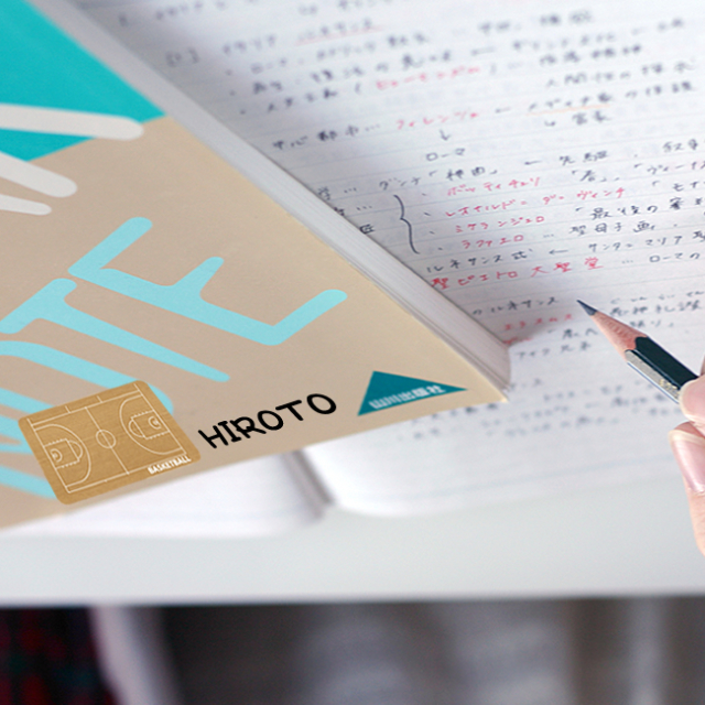 コートシール　バスケットボール　使用例