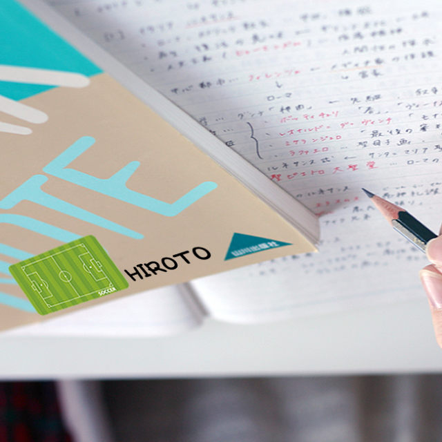 コートシール　サッカー　使用例