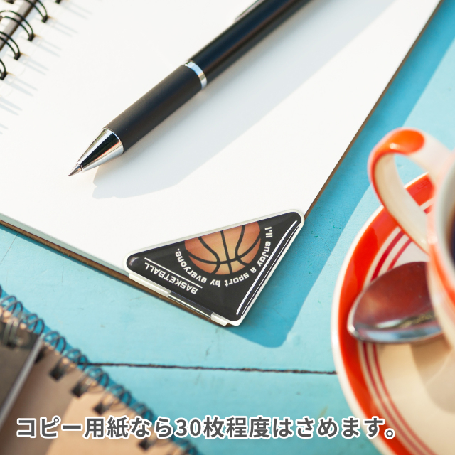 カドッコクリップ バスケットボール柄(大) 2個×2セット | スポーツ雑貨