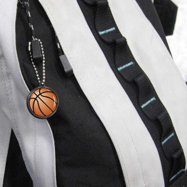 ストラップ(φ25mm) 10個セット【バスケットボール柄】 | スポーツ雑貨