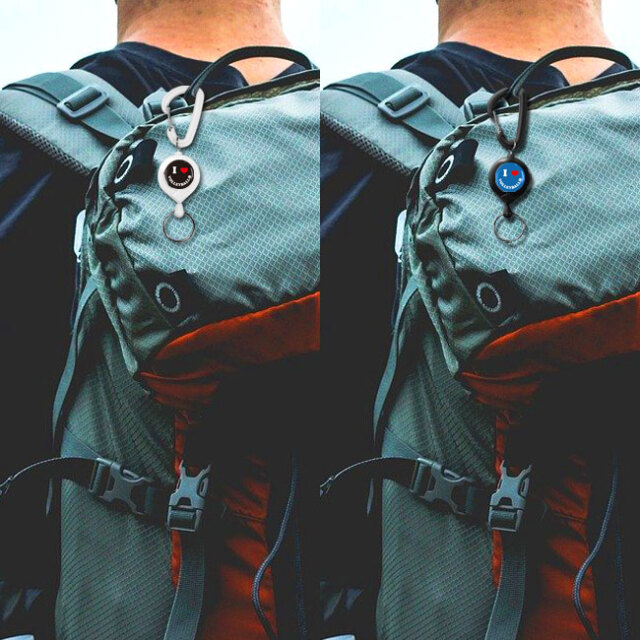 リールキー　スマイル柄　バレーボール　使用例2