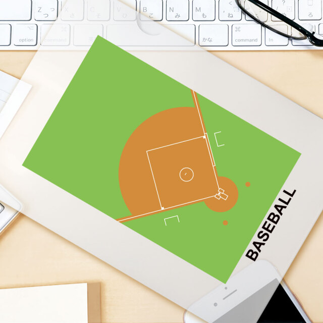 クリアファイル　野球柄　３枚セット