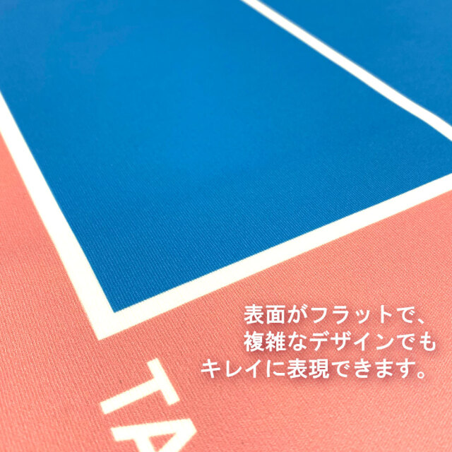 作戦ボードフェイスタオル　コート柄　卓球