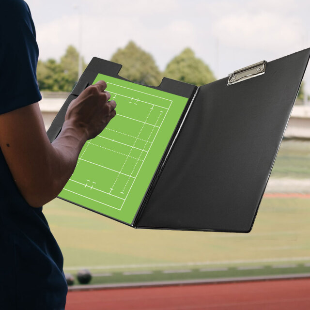 作戦ボード・ラグビー A4バインダーカラーコート仕様 | スポーツ