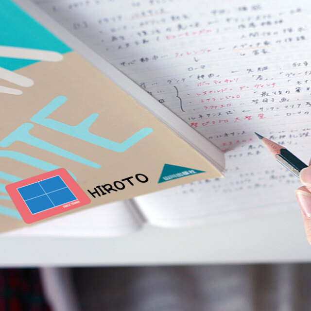 コート柄シール　卓球