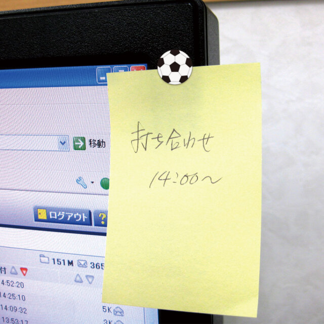 サッカーボールシール　54個つき