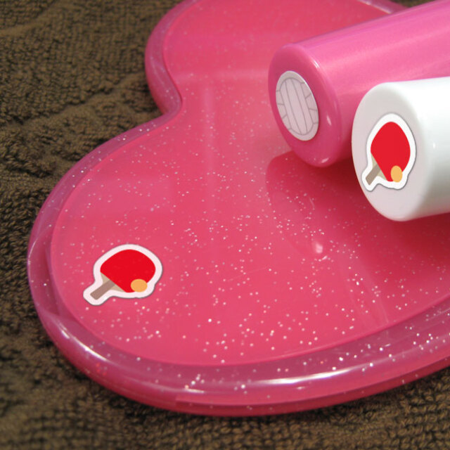 卓球シール　φ10mm　54個付き