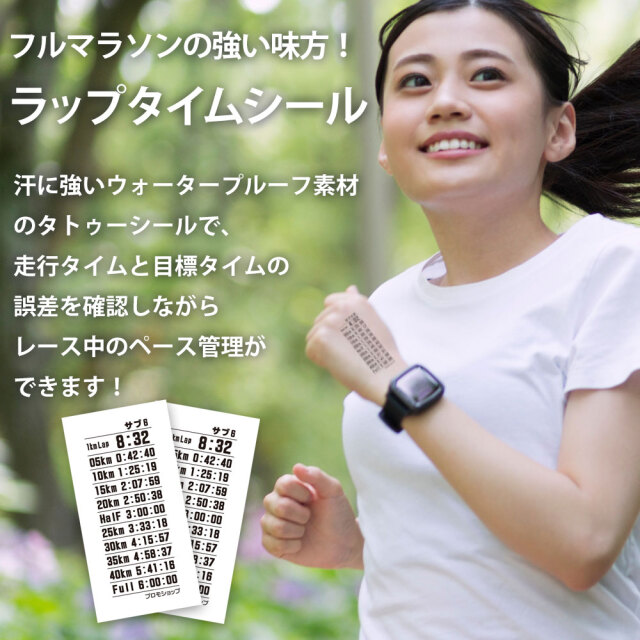 ラップタイムシール