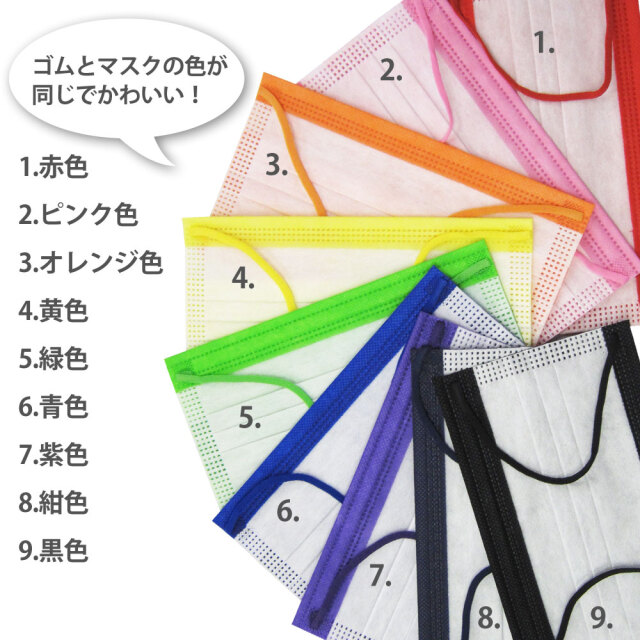 応援用カラーマスク