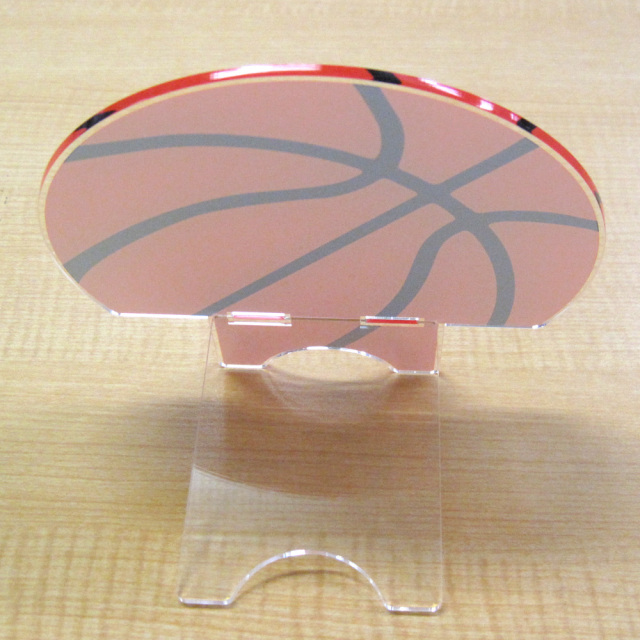 アクリルスマホスタンド　ボール柄　バスケ
