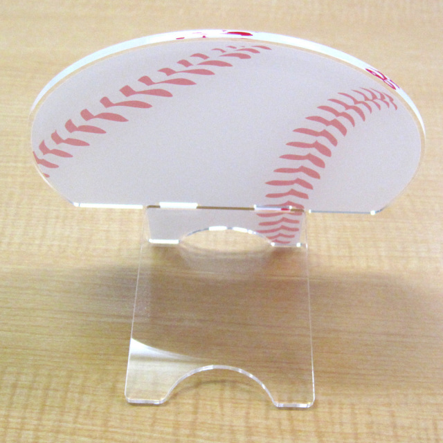 アクリルスマホスタンド　ボール柄　野球
