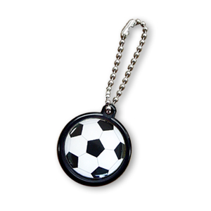 サッカーボール柄ストラップ