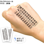 ラップタイムシール