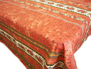 プロヴァンスプリントテーブルクロス撥水加工 Marat d'Avignon マラダビニョン（トラディション・ルイユ）長方形全７サイズ【フランス】 NAP_25_244e