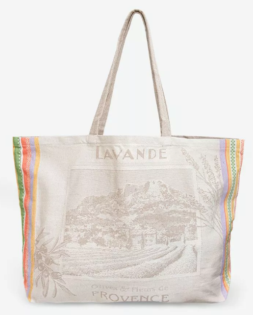 トートバッグジャガード織りショルダー型 （Lavande ラヴァンド）CAB_TRJQ4