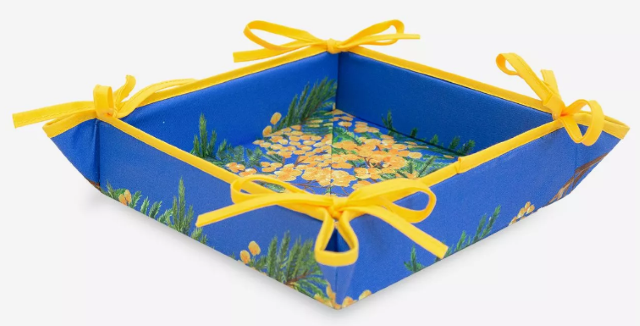 リボントレイ・カルトナージュパニエ（ミモザ・ブルー）CAR_P107