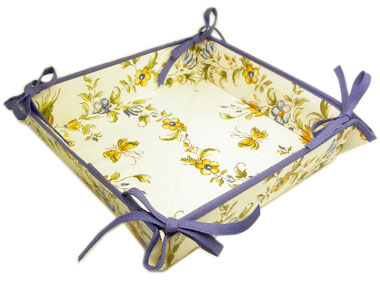 リボントレイ・カルトナージュパニエ（花柄・ホワイト×ブルー）CAR_P45