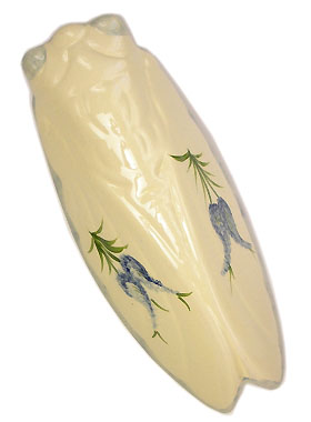 セミ壁掛けフラワーベース型（ラベンダー）CGL_VS01