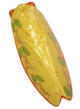 セミ壁掛けフラワーベース型（フルール・レッド）CGL_VS05