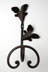 アイアンシングルフック・リーフ（ダークブラウン ）ACC_03