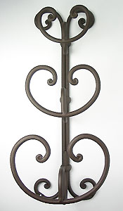 アイアンタテ型３連フック（ダークブラウン ）ACC_04