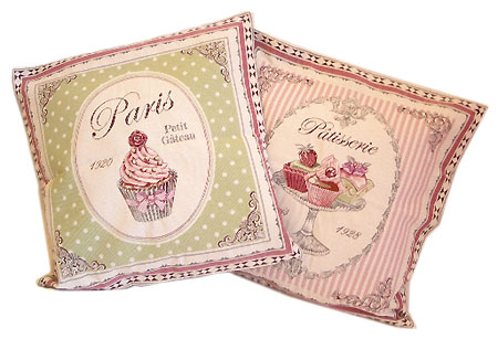 ジャガード織りNOUGATINE ヌガティーヌ クッションカバー45×45cmサイズ【フランス製】 HOU_JQD2