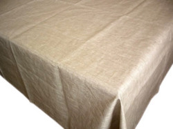 プロヴァンステーブルクロス リネン麻撥水加工（ナチュラル）140×200cmサイズ 【フランス】 NAP_20_137e